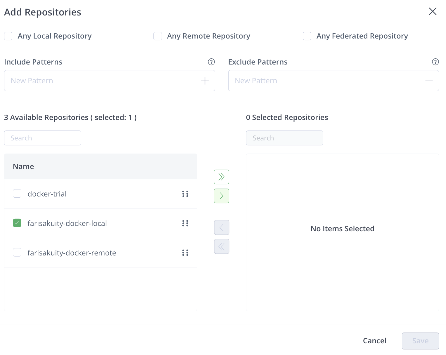 Select Repos
